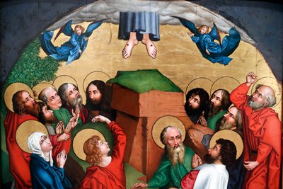 The Feast of the Ascension of Jesus Christ by Martin Schongauer